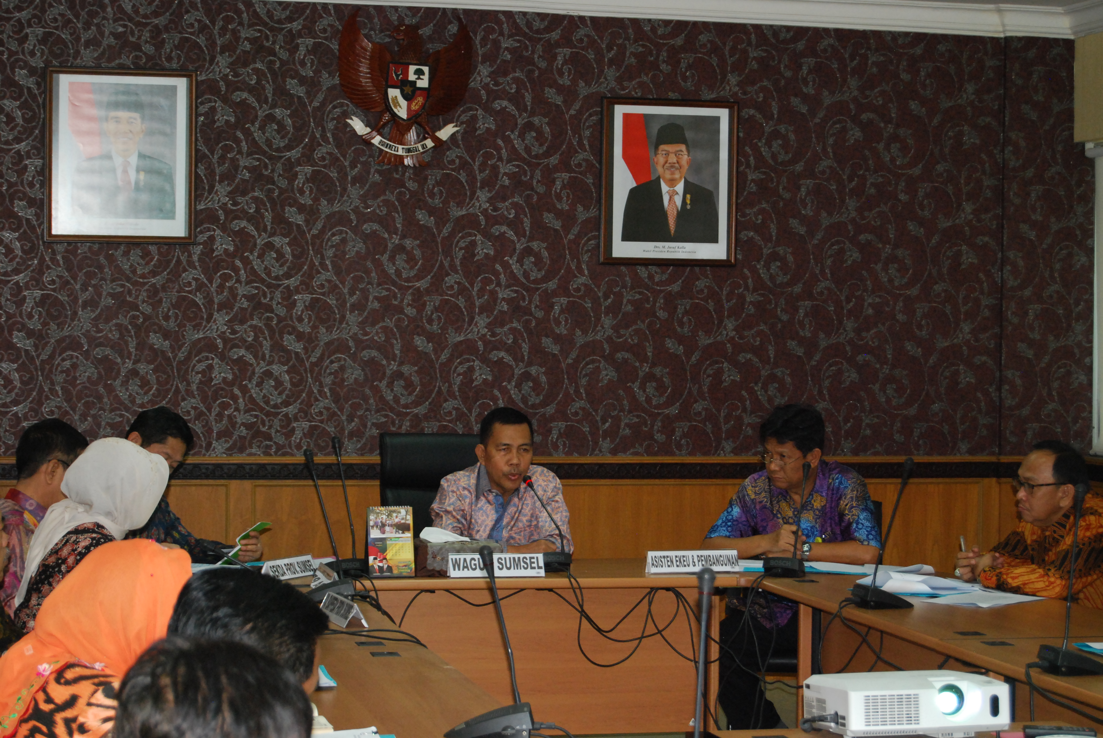 rapat wagub mengenai rencana kerja TKPK