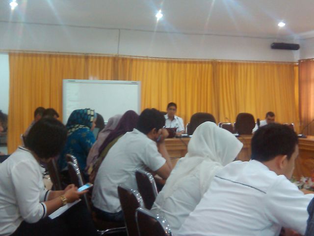 Rapat Asistensi Laporan APBD dan APBN Triwulan II 2015