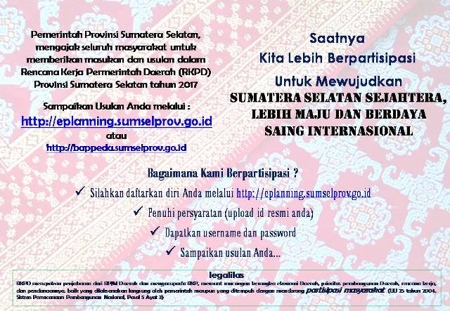 Leaflet Usulan e-Planning