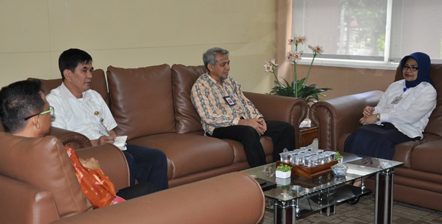 Kepala BPS Sumsel Audiensi ke Bappeda Sumsel