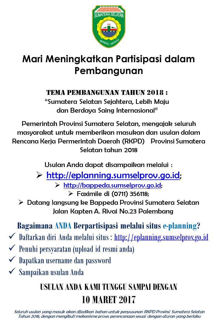LEAFLET USULAN E-PLANNING EDIT 2018