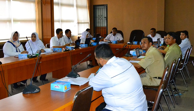 Rapat Evaluasi Raperda tentang RPJMD Kabupaten PALI Taun 2017-2022