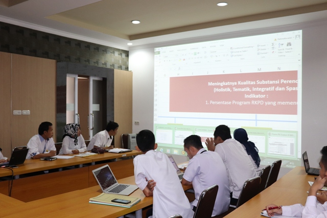 Rapat PK Bidang PKK dan IPW Bappeda Provinsi Sumatera Selatan