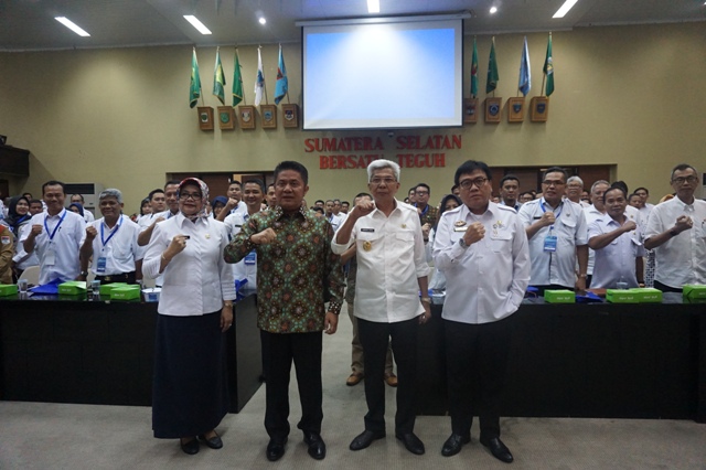 Gubernur Sumsel Herman Deru membuka Forum Perangkat Daerah Provinsi Sumsel tahun 2019